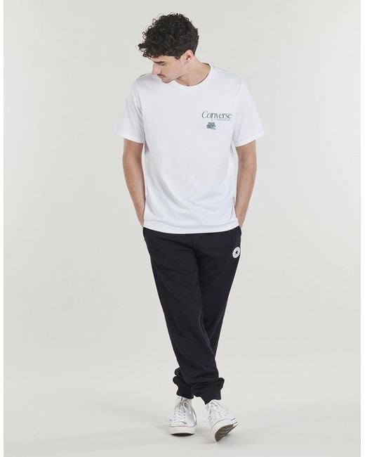 Converse Black Tracksuit Bottoms Chuck Patch JOGGER for men