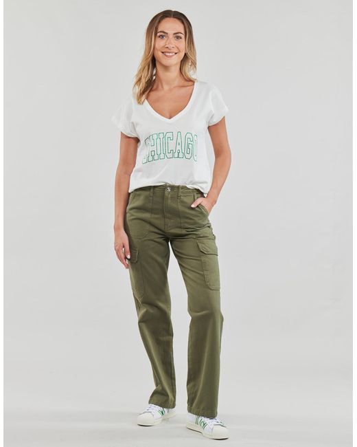 ONLY Green Cargo Trousers Onlmalfy Cargo Pant Pnt