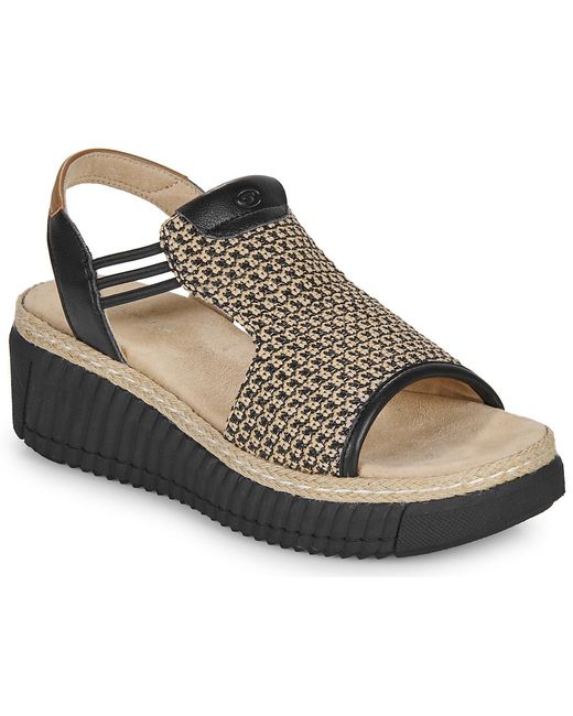 Tom Tailor Brown Wedge Sandals Vally