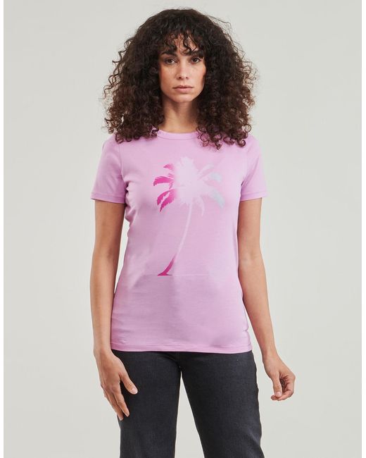 Boss Purple T Shirt C_elogo_print5