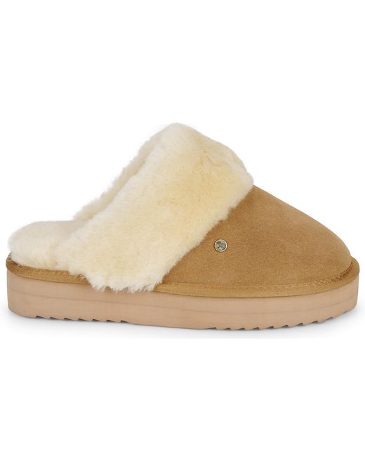 Warmbat Natural Flip Flops Flurry