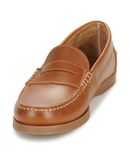 Casual Attitude Brown Boat Shoes Nevial for men