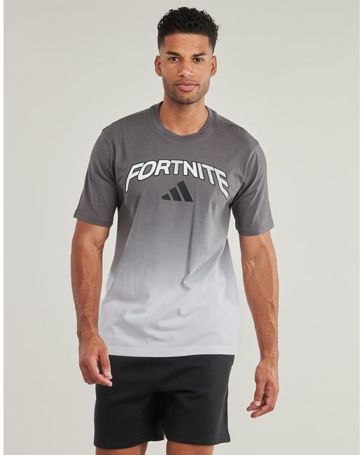 Adidas Gray T Shirt Fortnite T-shirt Gradient for men