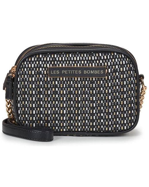 Les Petites Bombes Black Shoulder Bag Albane