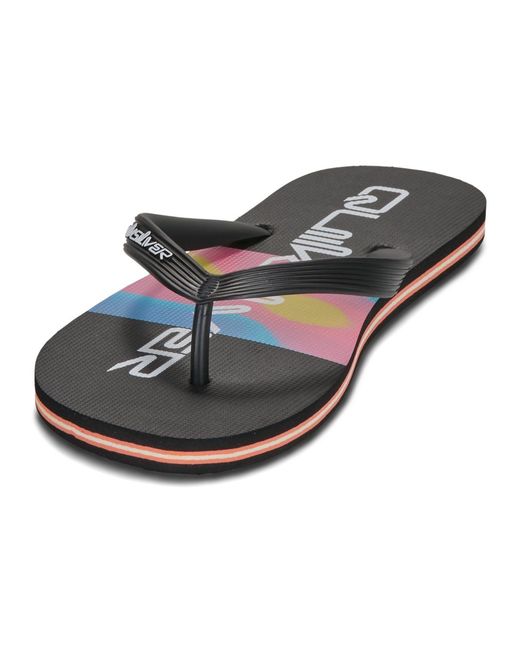 Quiksilver Blue Flip Flops / Sandals (shoes) Molokai Stripe 26 for men