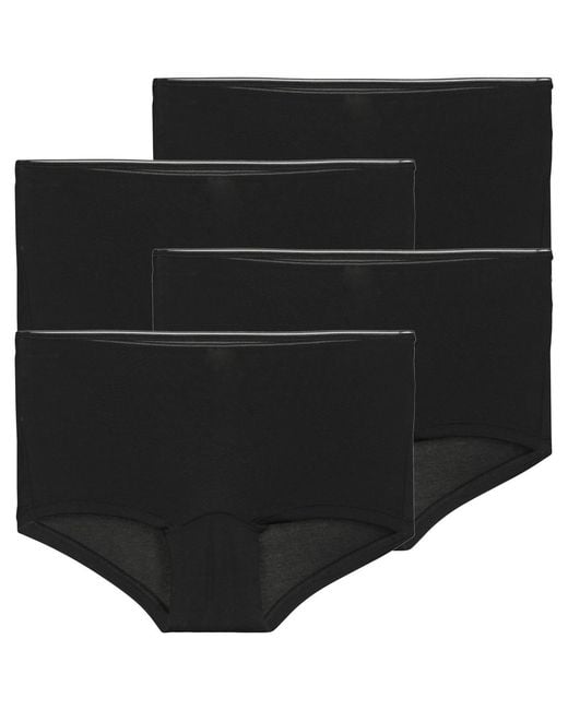 Sloggi Black Shorts Feel Sensational Short Pack De 4