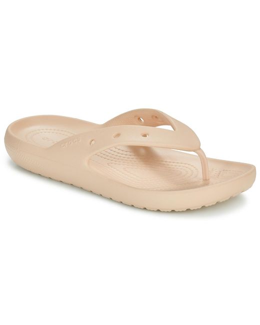 CROCSTM Natural Flip Flops / Sandals (shoes) Classic Flip V2