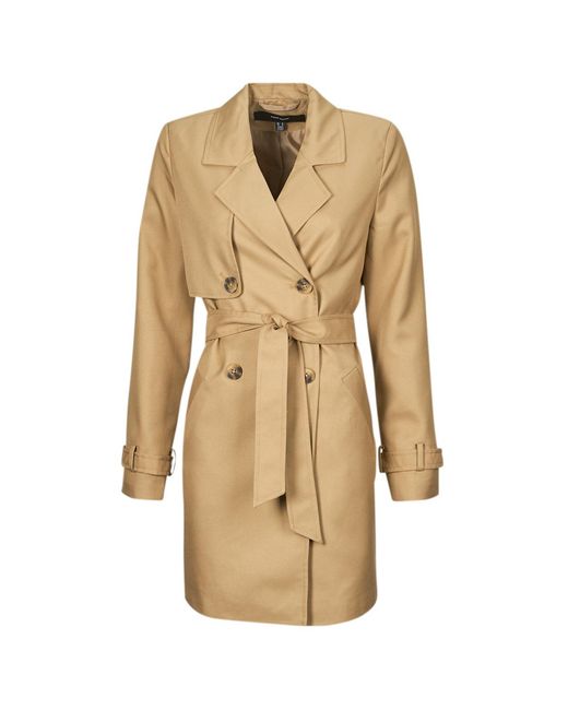 Vero Moda Natural Trench Coat Vmceleste