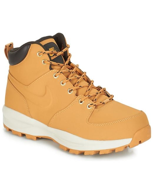 Nike Leather Manoa in Yellow (Brown) for Men - Save 31% | Lyst UK
