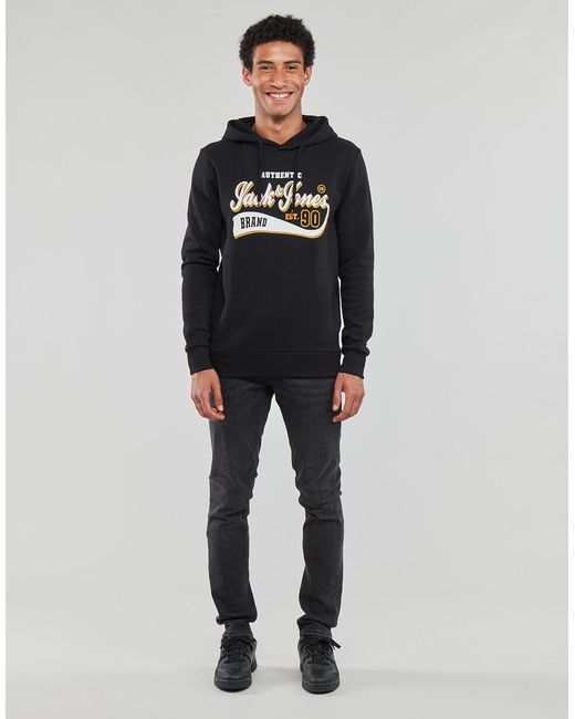 Jack & Jones Black Skinny Jeans Jjiglenn Jjoriginal Mf 772 for men
