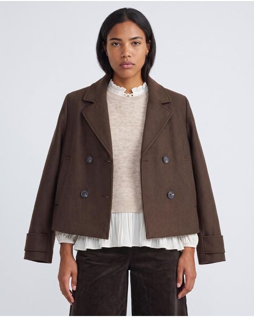 ONLY Brown Coat Onlfreja