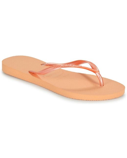 Havaianas Pink Flip Flops / Sandals (shoes) Slim