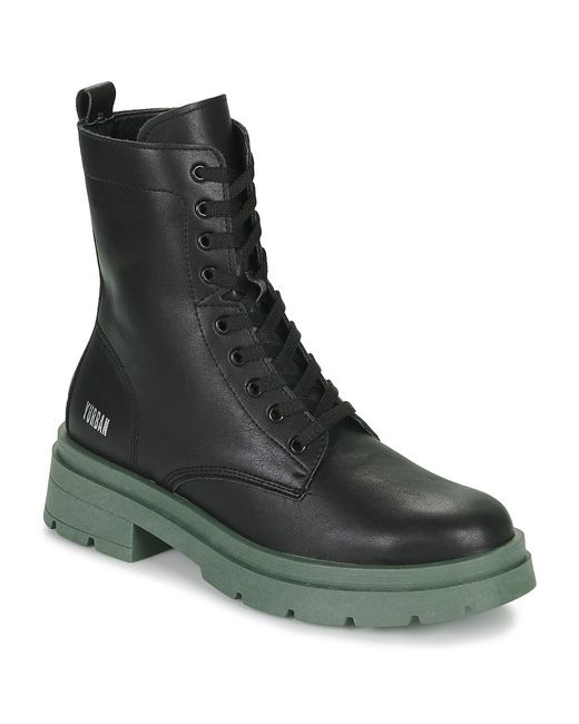 Yurban Black Verona Mid Boots