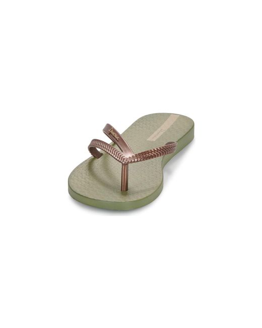 Ipanema Green Flip Flops / Sandals (shoes) Bossa Fem