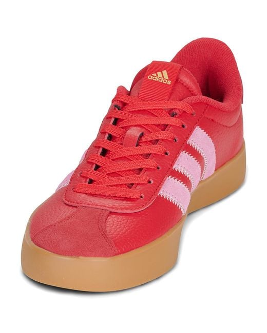 Adidas Red Shoes (trainers) Vl Court 3.0