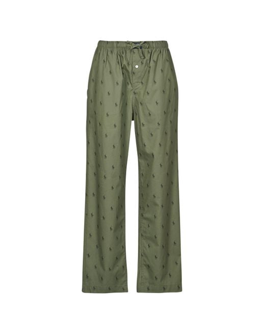 Polo Ralph Lauren Green Sleepsuits Pj Pant Sleep Bottom