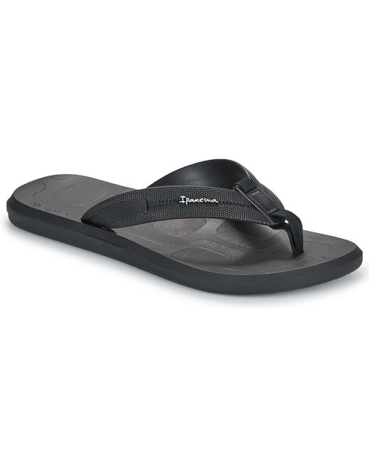 Ipanema Black Flip Flops / Sandals (shoes) Urban Thong Ad for men