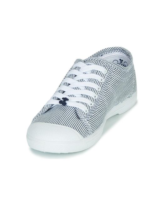 Le Temps Des Cerises Blue Shoes (trainers) Basic 02