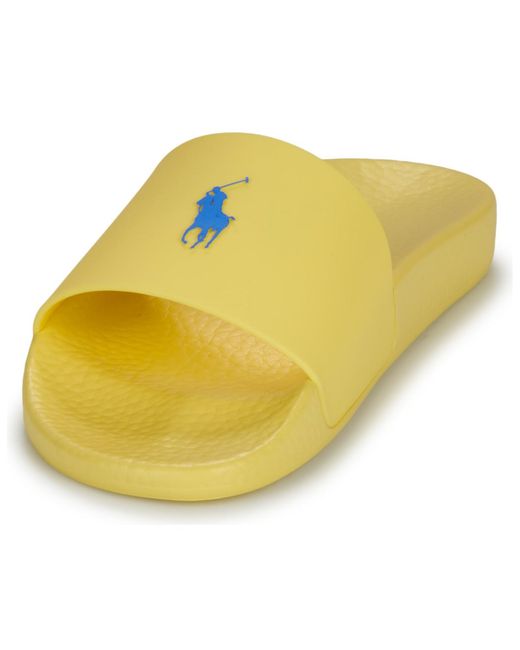 Polo Ralph Lauren Yellow Tap-dancing Polo Slide Unisex