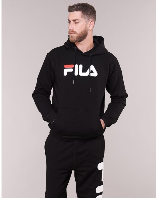 Fila Sudadera Pure Hoody Men's Sweatshirt In Black for men