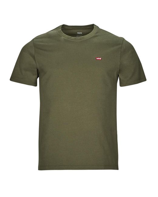 Levi's Green T Shirt Ss Original Hm Tee for men