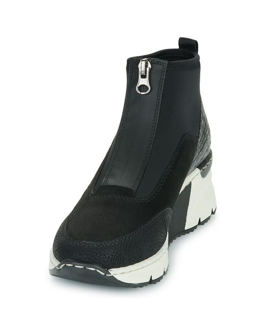 Rieker Black Low Ankle Boots