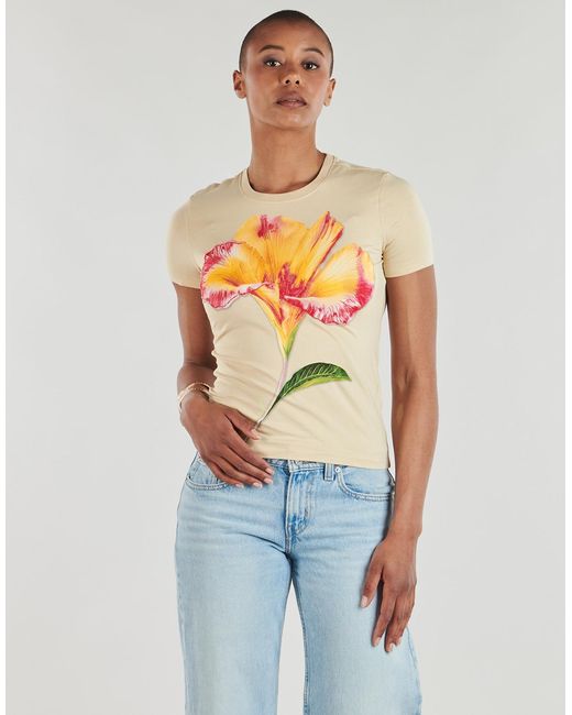 Desigual Orange T Shirt Estocolmo
