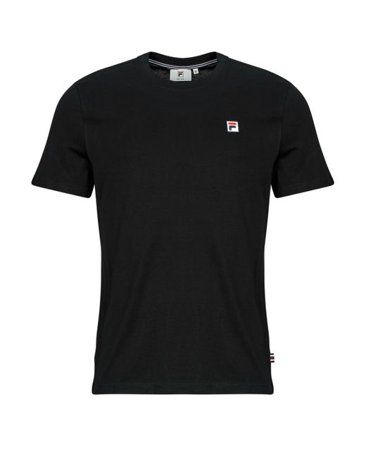 Fila Black T Shirt Biella Regular Short Sleeve T-shirt for men