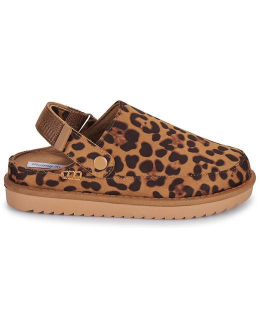 Moony Mood Brown Flip Flops Kayla