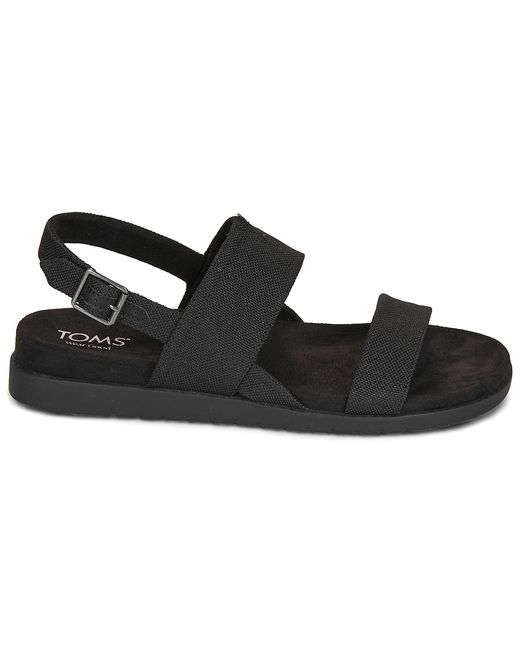 TOMS Black Sandals Marin
