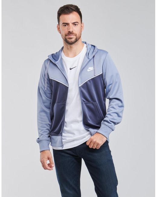 diffused blue hoodie