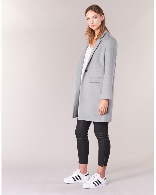 Betty London Gray Hodisse Women's Coat In Grey