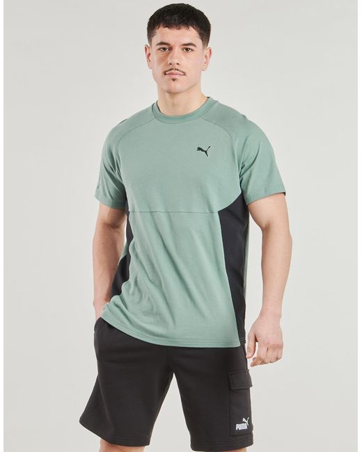 PUMA Green T Shirt Tech Better Tee for men