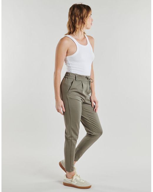 ONLY Green Trousers Onlpoptrash