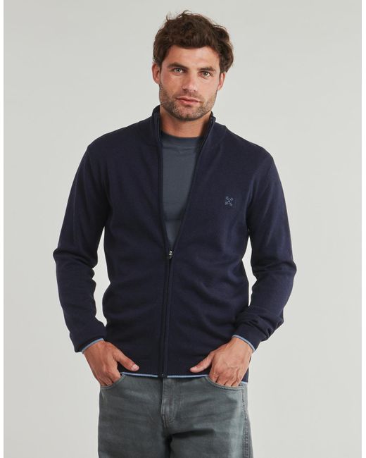 Oxbow Blue Cardigans R2pezip for men