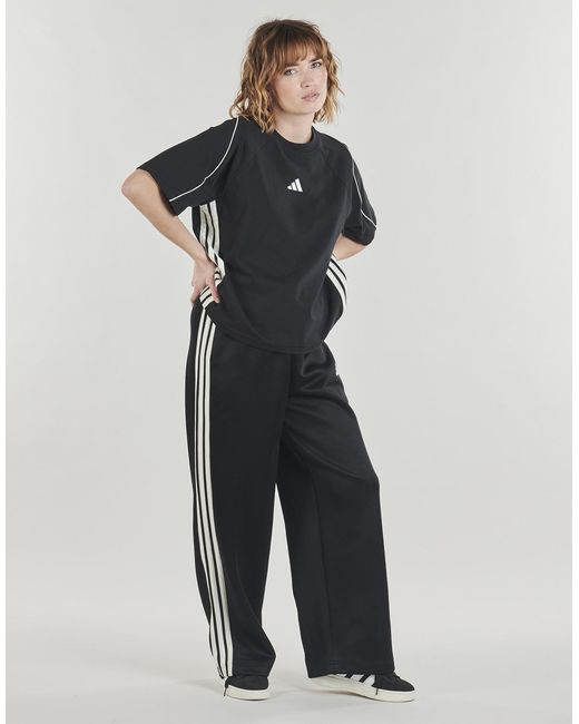 Adidas Black Tracksuit Bottoms Stadium 3-stripes Track Tracksuit Bottoms