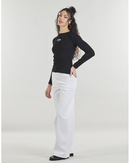 Guess Black Long Sleeve T-shirt Gj Ls Cn Embro Slim