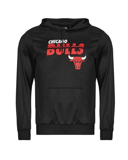 KTZ Black Hoodies Nba Essentials Hoodie Chicago Bulls for men