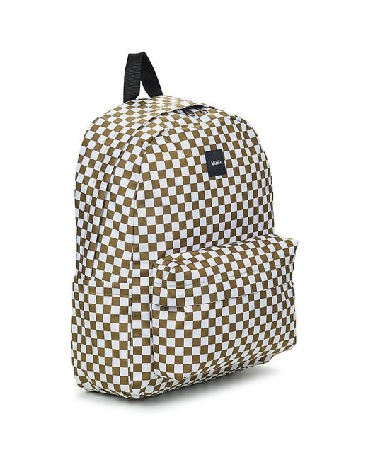 Vans Black Backpack Old Skool Check Backpack 22l