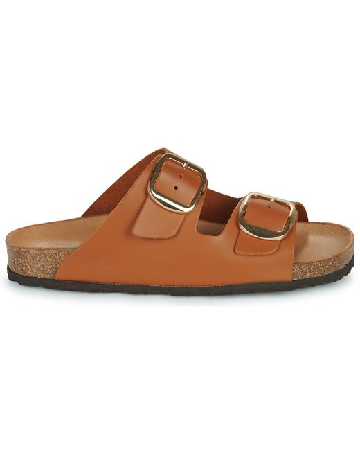 Dream in Green Brown Mules / Casual Shoes Milette
