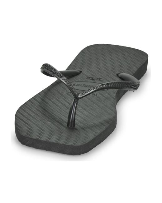 Havaianas Black Flip Flops / Sandals (shoes) Square