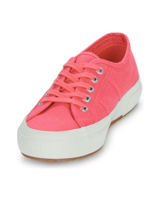 Superga Pink Shoes (trainers) 2750 Coton