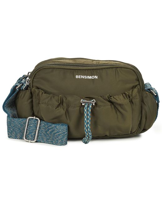 Bensimon Green Shoulder Bag Small Bag Madras
