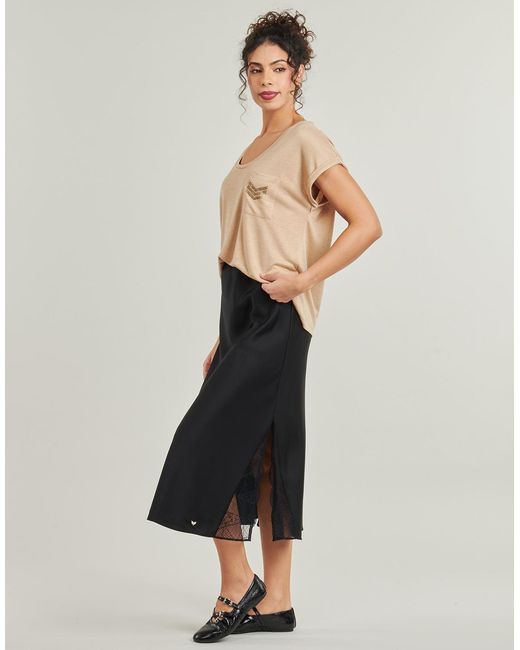Les Petites Bombes Black Midi Skirts Nailla