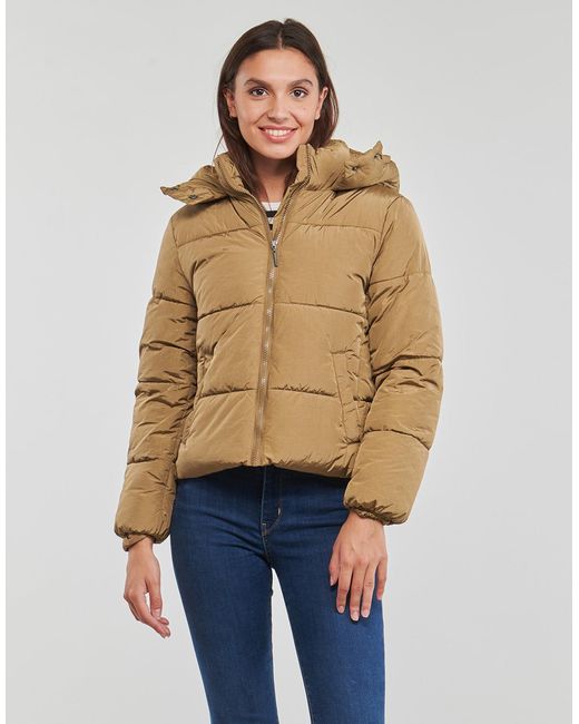 ONLY Natural Duffel Coats Onlcallie Fitted Puffer Jacket Cc Otw