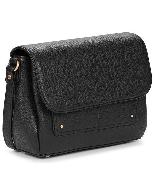 Hexagona Black Shoulder Bag Zora