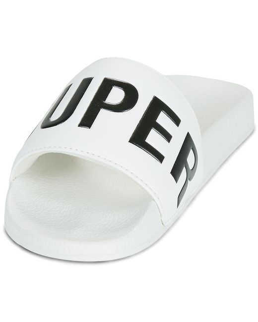 Superdry White Tap-dancing Pool Slide