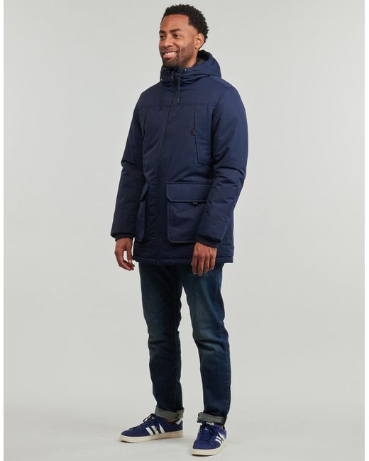 Jack & Jones Blue Parka Jjconstruct for men