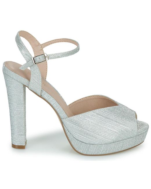 Menbur Metallic Heeled Sandals 24160