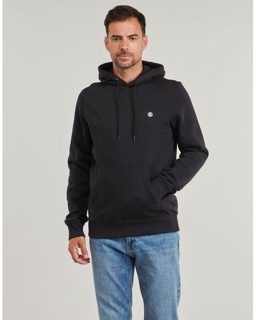 Element Blue Hoodies Icon Embroidery Po for men